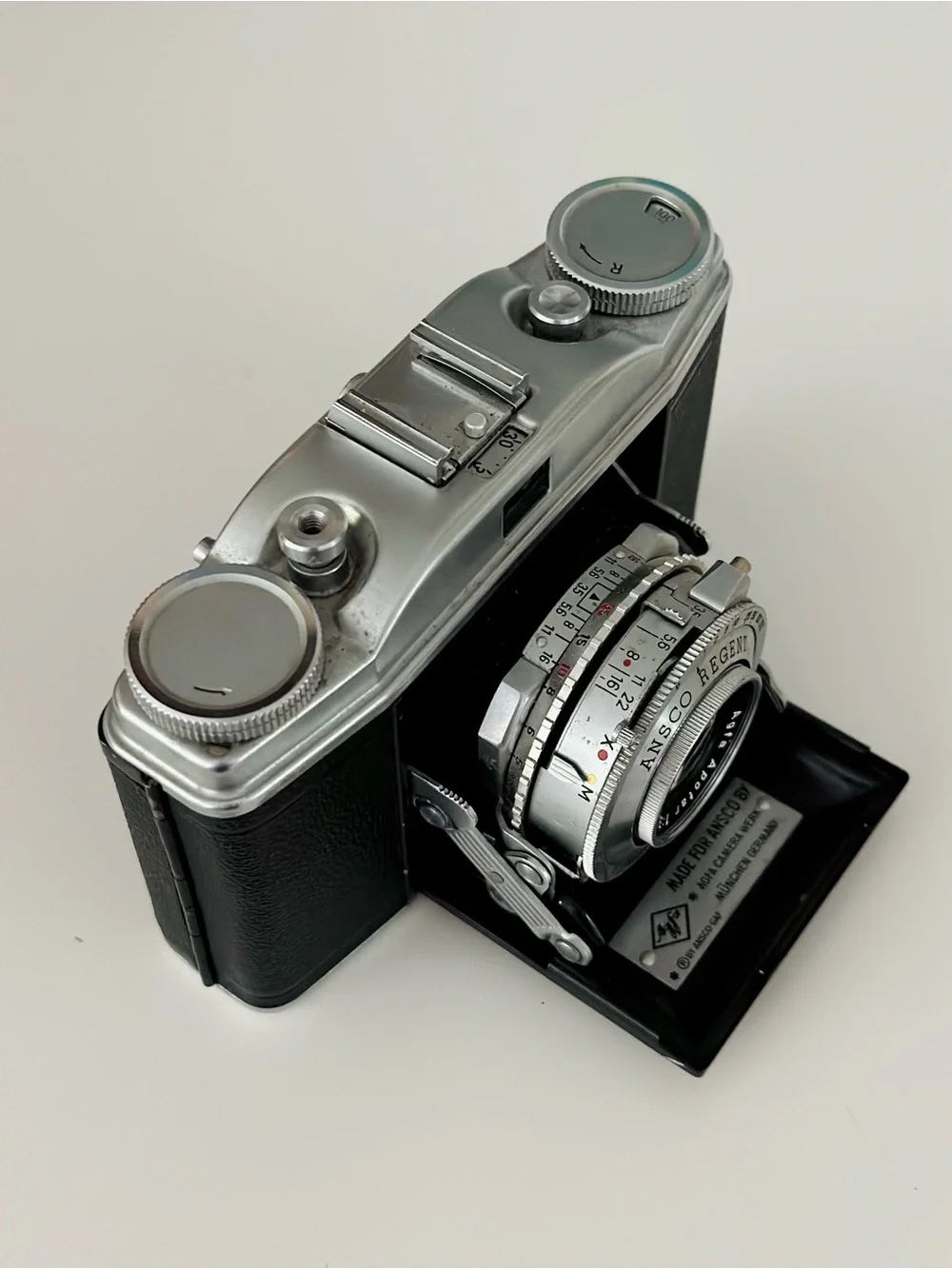 Vintage Ansco Regent 35mm film folding camera